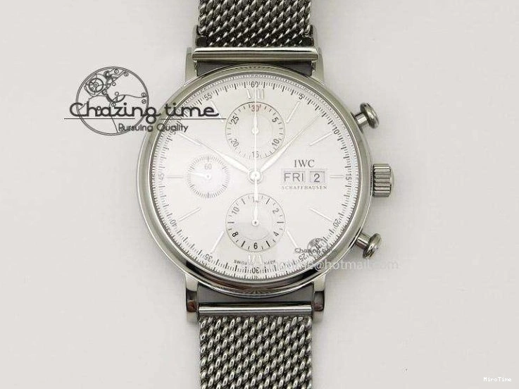 MIROTIME 0301 Pilot Chrono 20th ZF 1:1 Best Edition Black Dial On Brown Leather Strap A ZeroBulk 7236